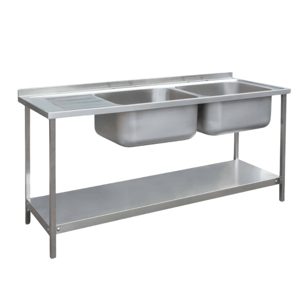 Double Bowl Sink-Stainless Steel