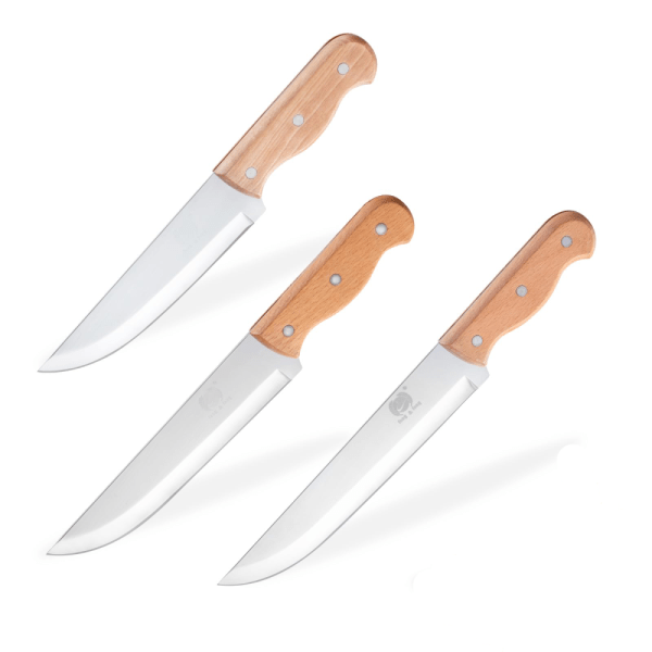 Kitchen Knife Wooden Handle