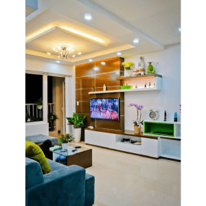 TV area and Ceiling Design